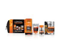 LOréal Paris Men Expert Fully Charged Washbag Gift Set For Him, Energising Fa...