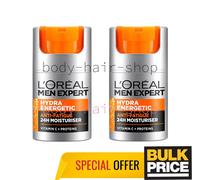 L'Oreal Paris Men Expert Hydra Energetic Tired Looking Skin Moisturizer 2-Pack