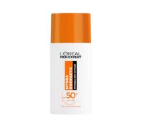 L'Oréal Men Expert Hydra Energetic Daily SPF50+ Invisible Fluid, UV Protection & Skin Revitalisation, With Vitamin C Antioxidant, 50ml