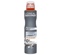 L'Oreal Men Expert Hypoallergenic Deodorant, Magnesium Defence Hypoallergenic 48 Hour Protection Mens Deodorant-No colour No Size