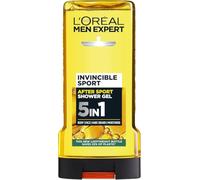 L'Oréal Paris Men Expert Invincible Sport Shower Gel for Men, 300ml Pack of 6, Bulk Buy