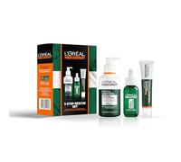 L'Oréal Paris Men Expert Mens Skincare 3-Step Rescue Skincare Gift Set | Deep Cleansing Skin Care, Targets Imperfections, Unclogs Pores, Face Wash, Scrub and Moisturiser