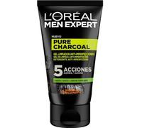 Facial Cleansing Gel - L'Oreal - Pure Charcoal - 100 ml - Combination Skin - Oily Skin