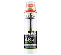 L'Oréal Paris Men Expert Shirt Protect Deodorant for Men, Breathable Spray Shirts Protection (Pack of 6)