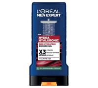 L'Oréal Paris Men Expert Shower Gel Power Age Hydra Hyaluronic 300ml | Skin Hydrating X3 Action, Hydrates, Reduces Tightness, Refreshes Your Skin, All Day Freshness