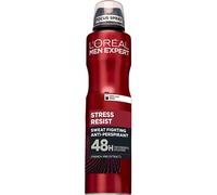 L'Oréal Paris Men Expert 96H Stress Resist Anti-Perspirant Deodorant for Men, 250ml Pack of 6, Bulk Buy