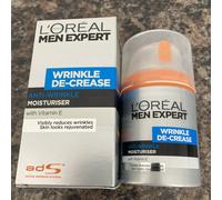 L'Oréal Paris Men Expert Wrinkle De Crease Anti Wrinkle Moisturiser 50ml