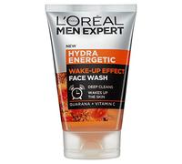 L'Oréal Paris Men's Face Wash, Men Expert Hydra Energetic Anti-Fatigue Daily Wash With Vitamin C, For Dull and Tired Looking Skin, Cleanses Pores and Energises Skin, 100ml