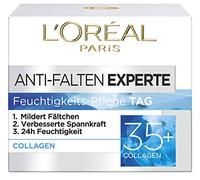 L'Oréal Paris Moisturising Care for the Face, Nourishing Anti-Ageing Cream with Collagen Biospheres, Reduces Wrinkles and Moisturises 24H Anti-Wrinkle Expert 35+, 1 x 50 ml