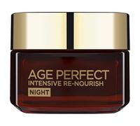 L’Oréal Paris Age Perfect Intensive Re-Nourish Night Cream 50+, Restores Skin Barrier Function, Moisturises and Smooths Skin, Manuka Honey and Calcium B5, 50ml