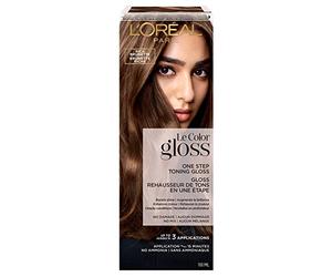 L'Oreal Paris One Step Toning Hair Gloss: In-Shower At-Home Use, Boosts Shine, Enhances Color, Conditioning, Brass Neutralizing, No Damage, No Mix, Ammonia-Free, Paraben-Free
