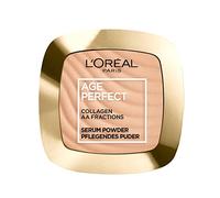 L'Oréal Paris Pari Nourishing Powder for Mature Skin, for a Silky Radiant Complexion, Age Perfect Compact Powder, No. 02 Light to Medium, 1 x 9 g