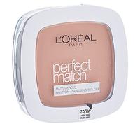 L'Oréal Paris Perfect Match Powder #7.D/7.W Golden Amber 9g SPF 8 Matte Compact Powder with Mirror and Sponge