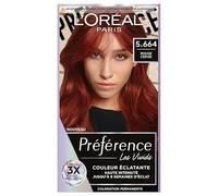L'ORÉAL PARIS - Permanent Hair Colour - Long Lasting & Bright - Covers 100% White Hair - Preference Les Vivids - Shade Cerise (5664)