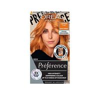 LOral Paris Permanent Hair Colour, Long-Lasting Shine and Intense Colour, For up to 8 Weeks, Preference Vivids Colorista, Copper 7.43, x1 pack