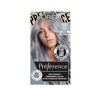 L'Oréal Paris Permanent Hair Colour, Long-Lasting Shine and Intense Colour, For up to 8 Weeks, Preference Vivids (Colorista), Silver Grey 10.11, x1 pack