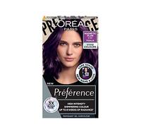 L'Oréal Paris Permanent Hair Colour, Long-Lasting Shine and Intense Colour, For up to 8 Weeks, Preference Vivids (Colorista), Magnetic Plum 3.16, x1 pack