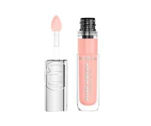 L'Oréal Paris Plump Ambition Volumising Lip Oil with Hyaluronic Acid, 24-Hour Moisturising*, Milky Nu, Pink