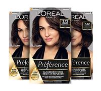 L'Oréal Paris Préférence 3.12 Intensive Cool Dark Brown Toronto Pack of 3 x 183 g