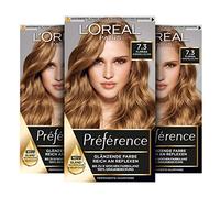 L'Oréal Paris Préférence 7.3 Florida Caramel Blonde Pack of 3 x 183 g