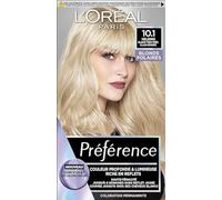 L'Oréal Paris Preference Blond Fleece Permanent Hair Colour, Shade: Helsinki 10.1, Very Light Ash Blonde