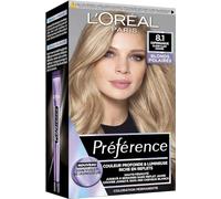 L'Oréal Paris Preference Fleece Blond Permanent Hair Colour, Shade: Copenhagen 8.1, Light Ash Blonde