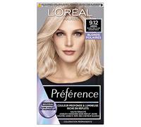 L'Oréal Paris Preference Fleece Blond Permanent Hair Colour, Shade: Siberian 9.12, Very Light Ash Blonde Pearl