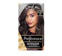 L'Oreal Paris Preference Hair Dye, Long Lasting Brilliance, Luminous Permanent Rich Hair Colour, Achieve radiant, Salon-Inspired Results Shade: 4.013, Paris