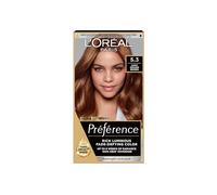 L'Oreal Paris Preference Hair Dye, Luminous Permanent Rich Hair Colour, Long Lasting Brilliance, Achieve Radiant, Salon-Inspired Results, Shade: 5.3, Virginia