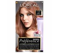 L'Oreal Paris Preference Infinia Permanent Colour 7.23 Rich Rose Gold