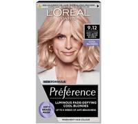 L'Oreal Paris Preference Hair Dye, Long Lasting, Luminous Permanent Hair Colour, 9.12 Siberia