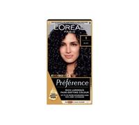 L'Oreal Paris Preference Hair Dye, Long Lasting Brilliance, Luminous Permanent Rich Hair Colour, Achieve radiant, Salon-Inspired Results Shade: 1, Napoli