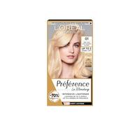 L'Oreal Paris Preference Hair Dye, Long Lasting, Luminous Permanent Hair Colour, 01 Prague very very light natural blonde