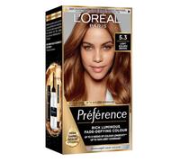 L'Oreal Paris Preference Permanent Luminous Hair Colour, 5.3 Virginia