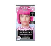 L'Oréal Paris Preference Vivids Permanent Hair Colour, 7.222 Meta Pink | Long-Lasting High-Intensity Permanent Colour For Up To 8 Weeks, Vibrant Results, Exceptional Depth and Luminosity