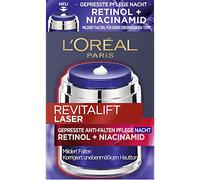 L'Oréal Paris Pressed Anti-Wrinkle Night Cream with Retinol and Niacinamide, Night Cream for Wrinkles and Even Complexion, Revitalift Laser, 50 ml