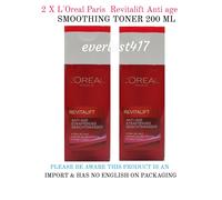 L'Oreal Paris Revitalift Anti-Age Smoothing Toner Skin Care 200ml, 2 Pack