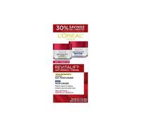 L'Oreal Paris Revitalift Anti-Wrinkle Skincare, with Base Day and Night Moisturizer, 2 COUNT
