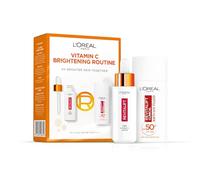 L'Oréal Paris Revitalift Clinical 12% Pure Vitamin C Serum (30ml) & SPF 50+ Invisible Fluid (50ml) Duo for Face, Antioxidant Protection, Brighter Smoother Skin, UV Protection