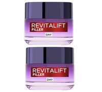 LOREAL Paris Revitalift Filler Deep Replumping Anti-Ageing Day Cream 2 x 50ml