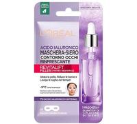 L'Oréal Paris Revitalift Filler Eye Contour Mask with Anti-Summer and Refreshing Action, Hydrates and Smoothing Rudes with Hyaluronic Acid and Caffeine Pura