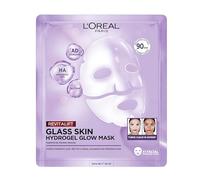 L'Oreal Paris Revitalift Filler Glass Skin Hydrogel Glow Mask, Korean-Skincare Inspired Masks, 1pc