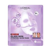 L'Oreal Paris Revitalift Filler Glass Skin Hydrogel Glow Mask, Korean-Skincare Inspired Masks, 1pc