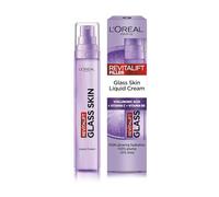 L'Oreal Paris Revitalift Filler Glass Skin Smoothing Shine Care 50 ml | Fusioglyde technology, 100h hydration & glow, Vitamins B3 B5 Cg, Light texture fast penetration