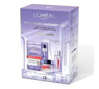 L'Oréal Paris Revitalift Filler Hyaluronic Acid Skincare Gift Set for Women | Ultimate 3-Step Anti-Ageing Skincare Gift Set,1.5% Pure Hyaluronic Acid Serum, SPF50 Day Cream & Replumping Tissue Mask