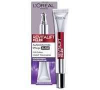 L'Oréal Paris Revitalift Filler Hyaluronic Eye Cream Anti-Ageing Eye Care with Hyaluronic Acid for Dark Circles and Wrinkles Intensive Moisture, 15 ml