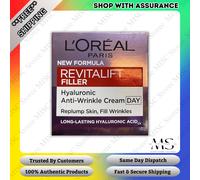 Loreal Revitalift Filler+ Hyaluronic Acid Replumping Night Cream,50ml New
