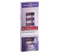 L'Oreal Paris Revitalift Filler Replumping Hyaluronic Acid Ampoules, Intensive 7-Day Treatment To visibly Smooth, Replump Skin & Reduce Fine Lines, 7 x 1.3ml