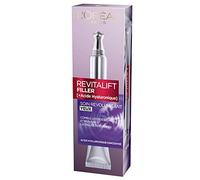 L'Oréal Paris Revitalift Filler Soin Yeux Revolumisant 15 ml | Revolutionary Double Applicator, Fills Wrinkles, Plump Valley Tears, High Concentration Hyaluronic Acid