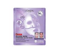 L'Oreal Paris Revitalift Filler Glass Skin Hydrogel Glow Mask, Korean-Skincare Inspired Masks, 1pc